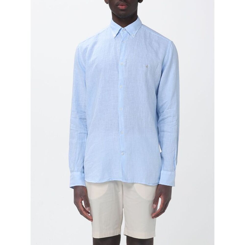 Brooksfield Shirt Men Sky Blue